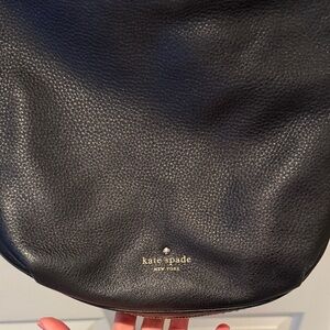 Kate Spade Black expandable leather  Handbag